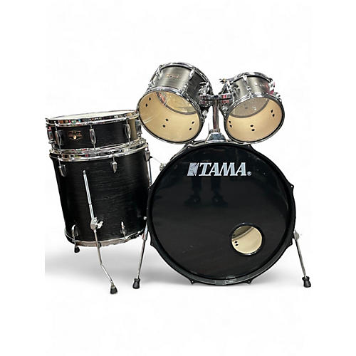 Used TAMA 5 Piece Imperialstar Black Drum Kit Black