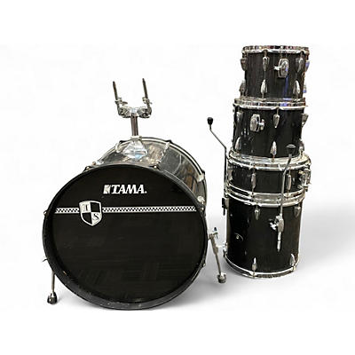 Used TAMA 5 Piece Imperialstar Black Drum Kit