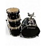 Used TAMA 5 Piece Imperialstar Black Drum Kit Black