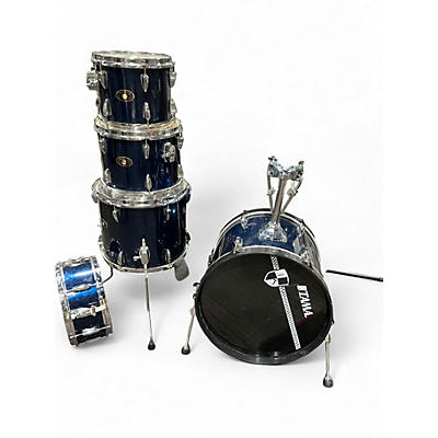 Used TAMA 5 Piece Imperialstar Blue Drum Kit