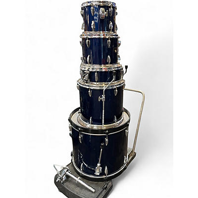 Used TAMA 5 Piece Imperialstar Blue to Black Fade Drum Kit