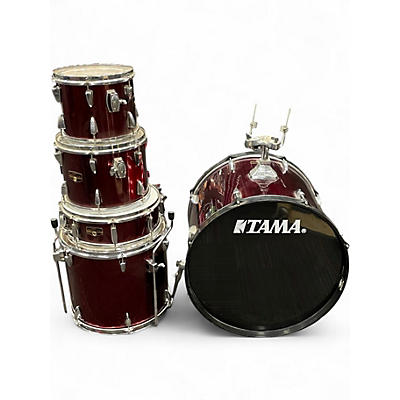 Used TAMA 5 Piece Imperialstar Burgundy Drum Kit