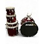 Used TAMA 5 Piece Imperialstar Burgundy Drum Kit Burgundy