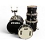 Used TAMA 5 Piece Imperialstar Drum Set with Meinl HCS Cymbals and Hardware Black Oak Wrap Drum Kit Black Oak Wrap