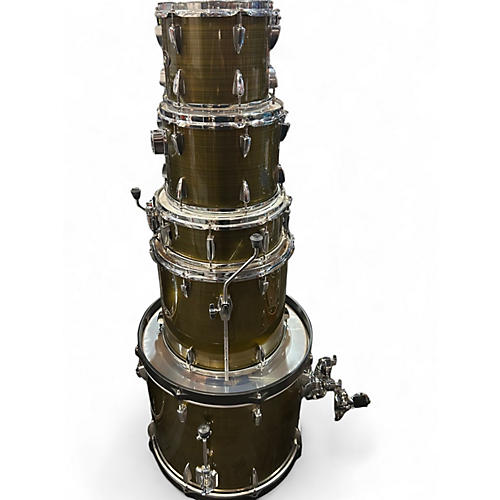 Used TAMA 5 Piece Imperialstar Hairline Gold Drum Kit Hairline Gold