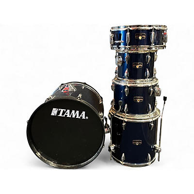 Used TAMA 5 Piece Imperialstar Midnight Blue Drum Kit