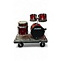 Used TAMA 5 Piece Imperialstar Red Drum Kit Red