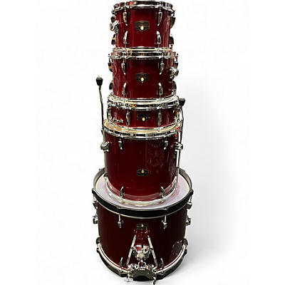 Used TAMA 5 Piece Imperialstar Red Sparkle Drum Kit
