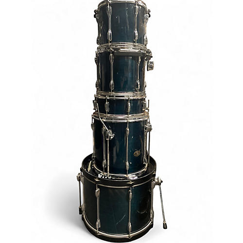 Used TAMA 5 Piece Rockstar Blue Drum Kit Blue