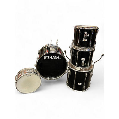 Used TAMA 5 Piece Rockstar DX Black Drum Kit