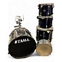 Used TAMA 5 Piece Rockstar Dark Blue Drum Kit Dark Blue