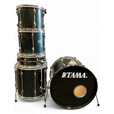 Used TAMA 5 Piece Rockstar Metallic Green Drum Kit
