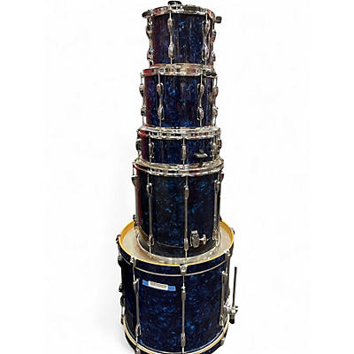 Used TAMA 5 Piece Rockstar Midnight Blue Drum Kit