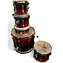 Used TAMA 5 Piece Rockstar RED BLACK BURST Drum Kit RED BLACK BURST