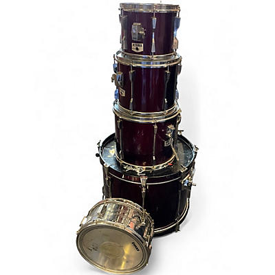 Used TAMA 5 Piece Rockstar RED Drum Kit