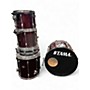 Used TAMA 5 Piece Rockstar Wine Red Drum Kit Wine Red