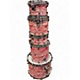 Used TAMA 5 Piece START CLASSIC MAPLE RED WHITE OYSTER Drum Kit RED WHITE OYSTER