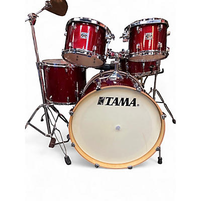 Used TAMA 5 Piece SUPERSTAR  CLASSIC Red Drum Kit