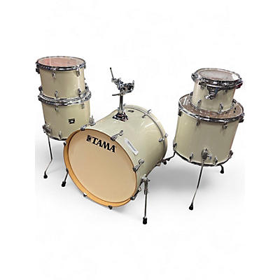 Used TAMA 5 Piece SUPERSTAR CLASSIC WHITE SPARKLE Drum Kit