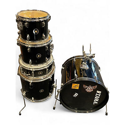 Used TAMA 5 Piece SWINGSTAR Black Drum Kit