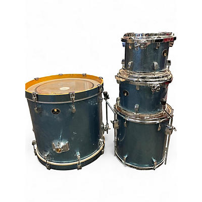 Used TAMA 5 Piece Silverstar Ice Blue Metallic Drum Kit