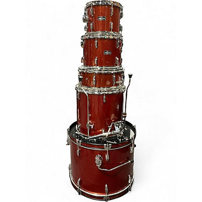 Used TAMA 5 Piece Stage Star Sparke red Drum Kit