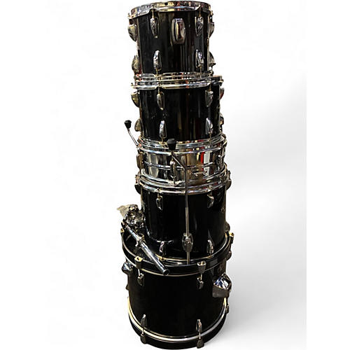 Used TAMA 5 Piece Stagestar 5-piece Black Drum Kit Black