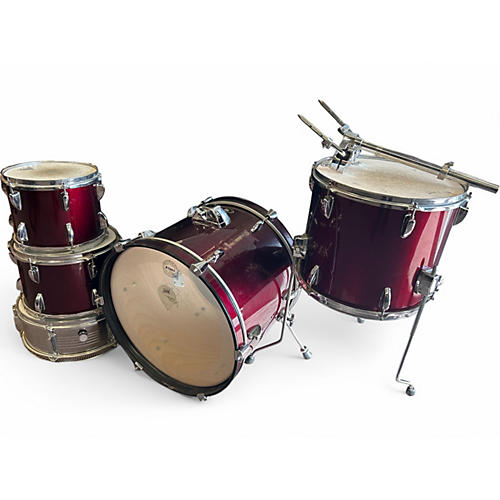 Used TAMA 5 Piece Stagestar Candy Apple Mist Drum Kit Candy Apple Mist