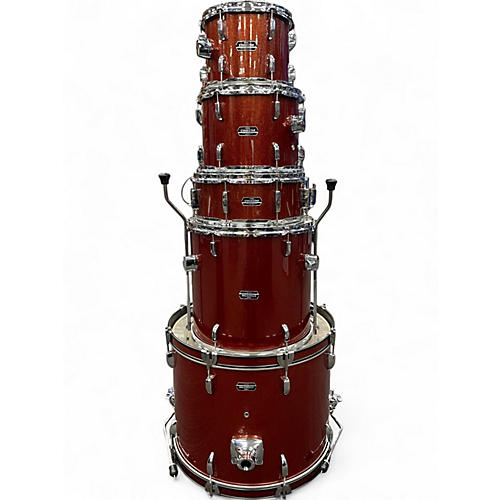Used TAMA 5 Piece Stagestar Orange Sparkle Drum Kit Orange Sparkle