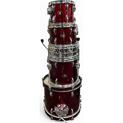 Used TAMA 5 Piece Stagestar Wine Red Drum Kit