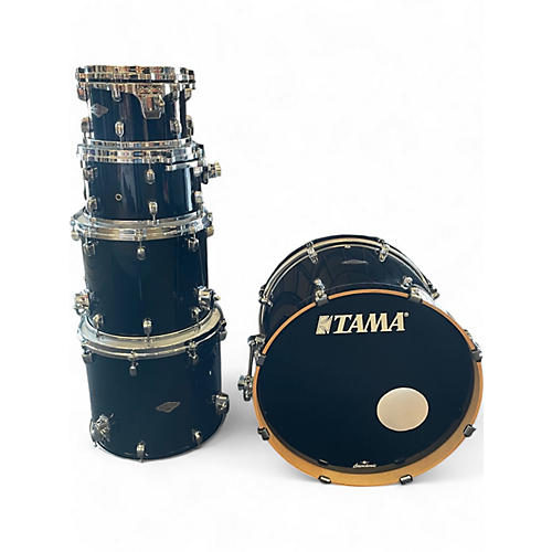 Used TAMA 5 Piece Starclassic Black Drum Kit Black