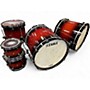 Used TAMA 5 Piece Starclassic Bubinga Double Bass Red Mahogany Burst Drum Kit Red Mahogany Burst
