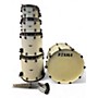 Used TAMA 5 Piece Starclassic Custom Piano White Drum Kit Piano White
