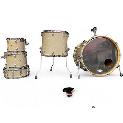 Used TAMA 5 Piece Starclassic Metallic Gold Drum Kit