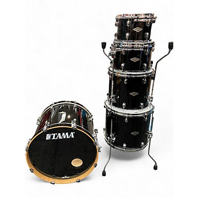 Used TAMA 5 Piece Starclassic Performer PIANO BLACK Drum Kit