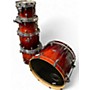 Used TAMA 5 Piece Starclassic red fade Drum Kit red fade