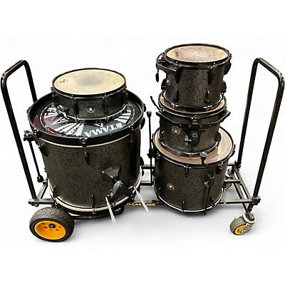 Used TAMA 5 Piece Starworks Black Charcoal Chaos Drum Kit