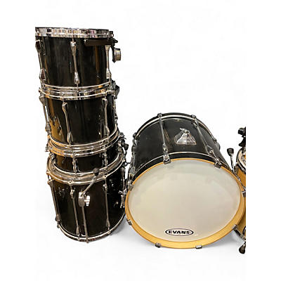 Used TAMA 5 Piece Superstar Black Drum Kit