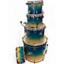 Used TAMA 5 Piece Superstar Classic Coastal Drift Drum Kit Coastal Drift