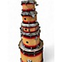 Used TAMA 5 Piece Superstar Classic Ruby Fade Drum Kit Ruby Fade