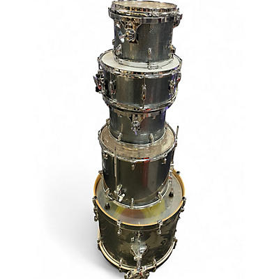 Used TAMA 5 Piece Superstar Classic blue sparkle Drum Kit