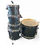 Used TAMA 5 Piece Superstar Classic maple Metallic Silver Drum Kit Metallic Silver