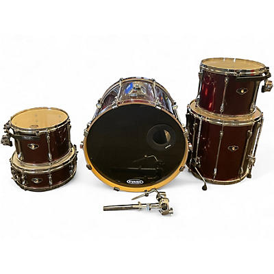 Used TAMA 5 Piece Superstar Red Drum Kit
