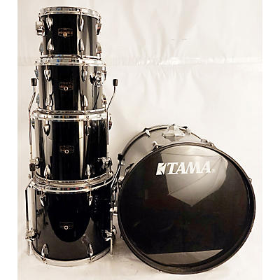 TAMA Used TAMA 5 piece Imperialstar Black Drum Kit