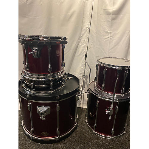 TAMA Used TAMA 5 piece Rockstar Red Drum Kit Red