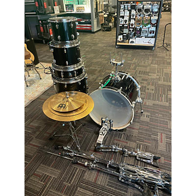 TAMA Used TAMA 5 piece Royal Star Black Drum Kit