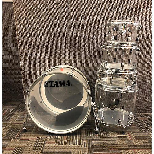 TAMA Used TAMA 5 piece Silverstar Acyrlic Drum Kit Acyrlic