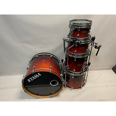 TAMA Used TAMA 5 piece Starclassic Performer Red Fade Drum Kit