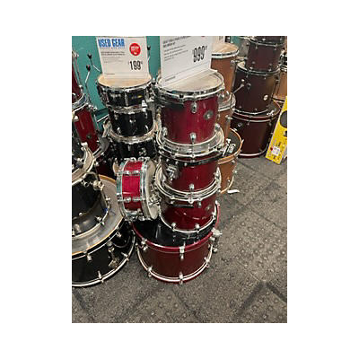 Used TAMA 5 piece Starclassic Red Drum Kit