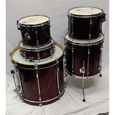 TAMA Used TAMA 5 piece Superstar Candy Apple Red Metallic Drum Kit